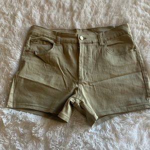 Diane Gilman Tan Shorts